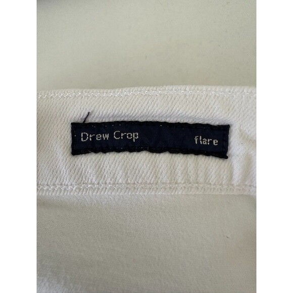 Citizens of Humanity Drew Crop Flare White Jeans Distressed Americana Women's 27 - Picture 10 of 13